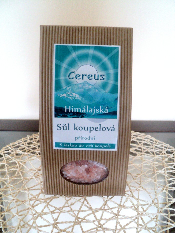 Koupelová sůl hrubá (3 - 5 mm), 1kg himálajská koupelová sůl Cereus
