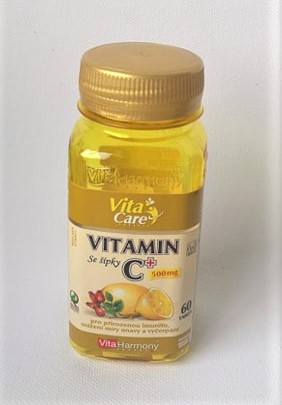 VITAMIN C 500 mg se šípky 25 mg - 60 tbl., doplněk stravy