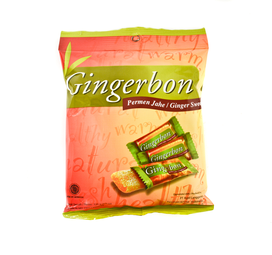Zázvorové bonbony, 125 g