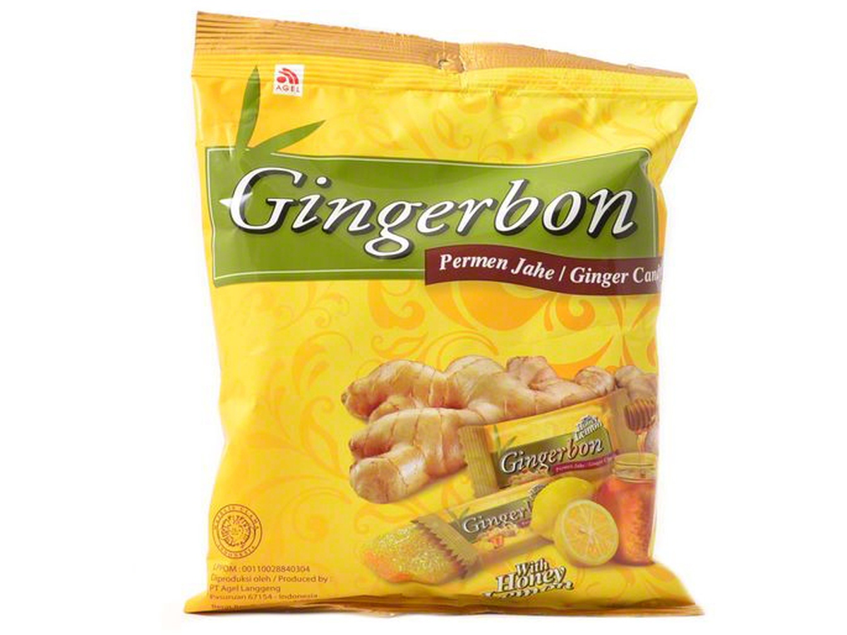 Zázvorové bonbony s medem a citrónem, 125 g Gingerbon Natural Honey Lemon