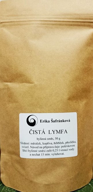 BYLINNÁ SMĚS ČISTÁ LYMFA, 50 g bylinná směs, bylinný čaj
