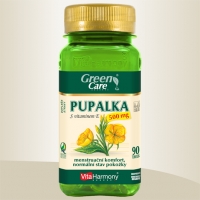 PUPALKA 500 mg olej ze semen - 90 tob., doplněk stravy Prevence cévních chorob a projevů PMS