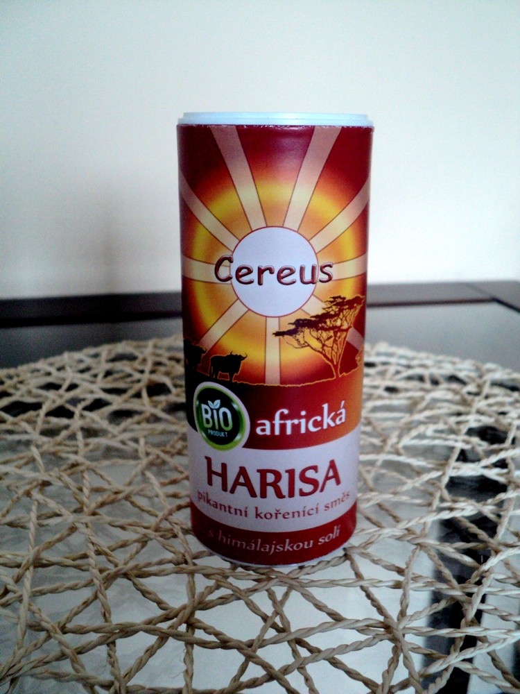 Jídelní sůl Africká Harisa BIO, slánka 120g himálajská jídelní sůl Cereus