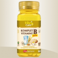 KOMPLET VITAMINŮ B forte, 60 tbl., doplněk stravy Pro dostatek energie s klidnou myslí