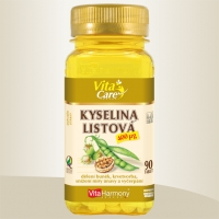 Kyselina listová 400 µg - 90 tbl., doplněk stravy 