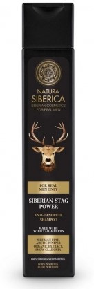 MEN Šampon proti lupům - Moc jelena, 250ml nejsilnější soubor přírodních ingrediencí pro sílu a zdraví vlasů