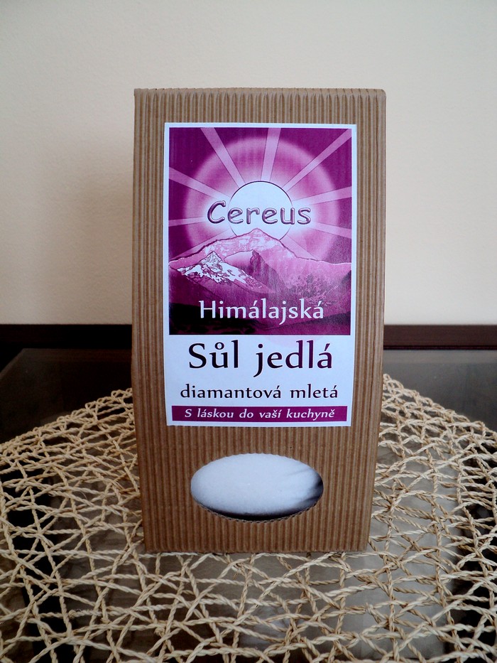 Diamantová sůl mletá 25 kg himálajská jídelní sůl Cereus