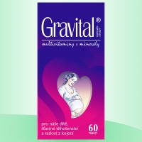 GRAVITAL - 60 tablet, doplněk stravy multivitaminy pro těhotné a kojící ženy